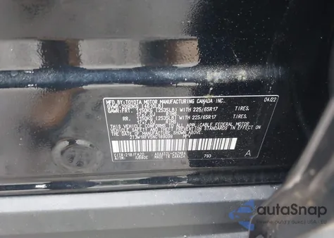 2022 Toyota Rav4 Xle z USA, uszkodzony, nr VIN 2T3W1RFV5NC189098